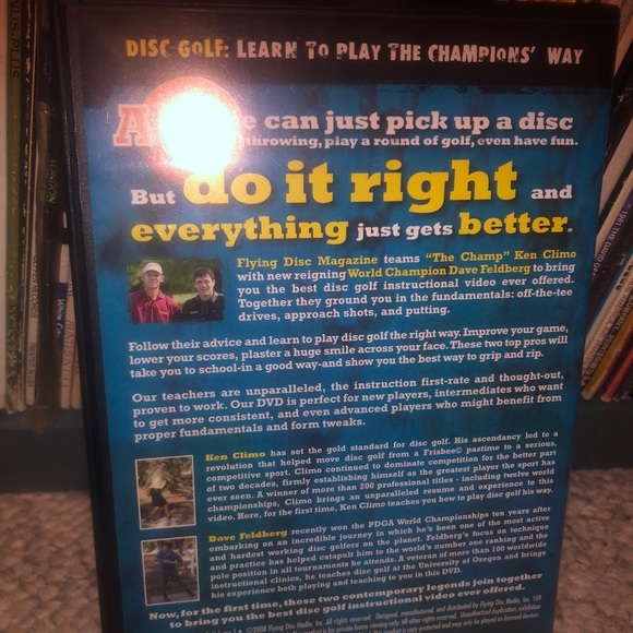 Fundamentals of Disc Golf DVD Instructional Video - Picture 5 of 6